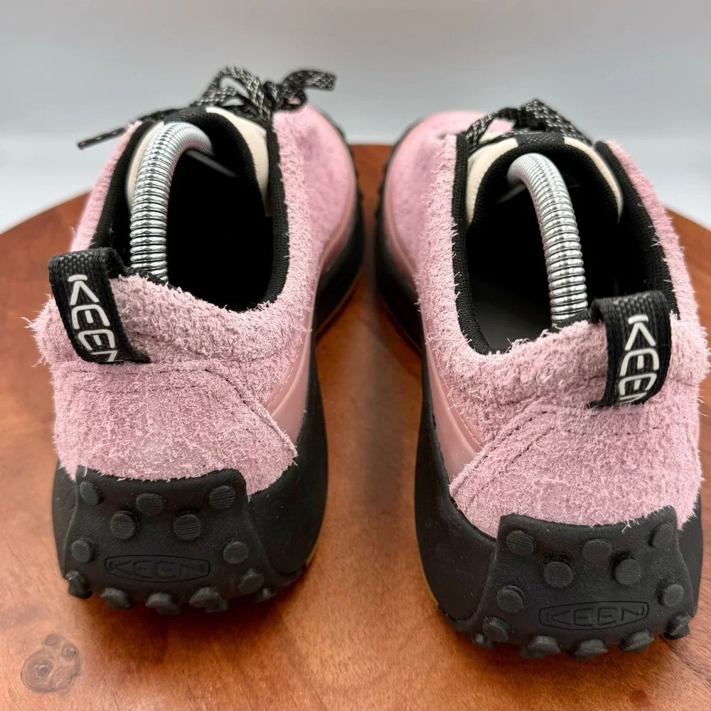 Keen KS Mino Suede Hiking Sneaker Lilas Birch Shaggy 1031262 Women 10.5 Gorpcore